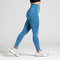 Sculpting Workout Leggings in Himmelblau; blickdichte High Waist Leggings mit Contour-Shaping Effekt für eine formende Passform im Gym.
