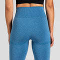 Sculpting Workout Leggings in Himmelblau; blickdichte High Waist Leggings mit Contour-Shaping Effekt für eine formende Passform im Gym.