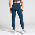 Essential Training Leggings in Grey Purple (Grauviolett); blickdichte High Waist Fitness-Leggings mit breitem Komfortbund für das Gym, Fitness und Cardio-Training.