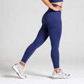 Essential Training Leggings in Dunkelblau (Night Sea); blickdichte High Waist Fitness-Leggings mit breitem Komfortbund für das Gym, Fitness und Cardio-Training.